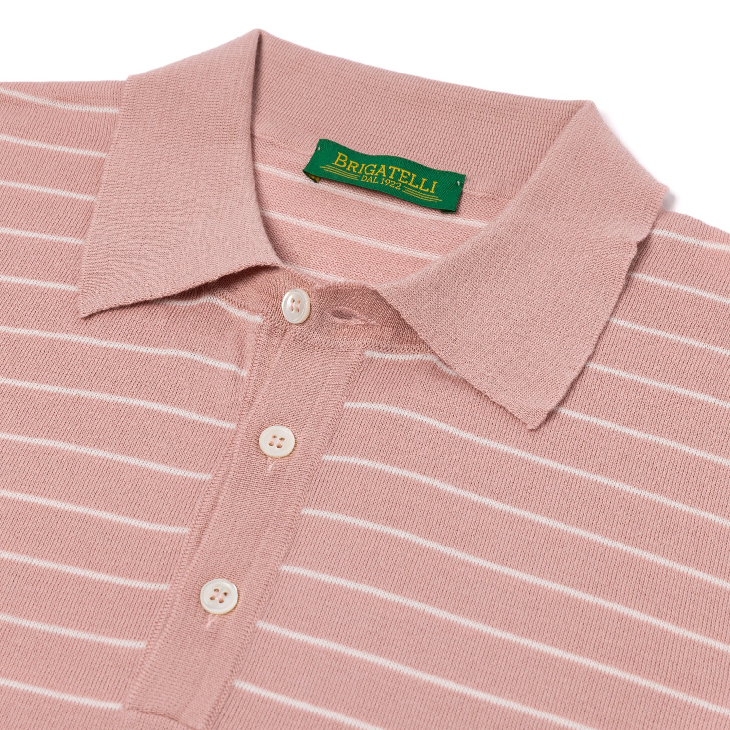 Brigatelli dal 1922 per Michael Jondral: "Michael" striped polo shirt made of pure cotton